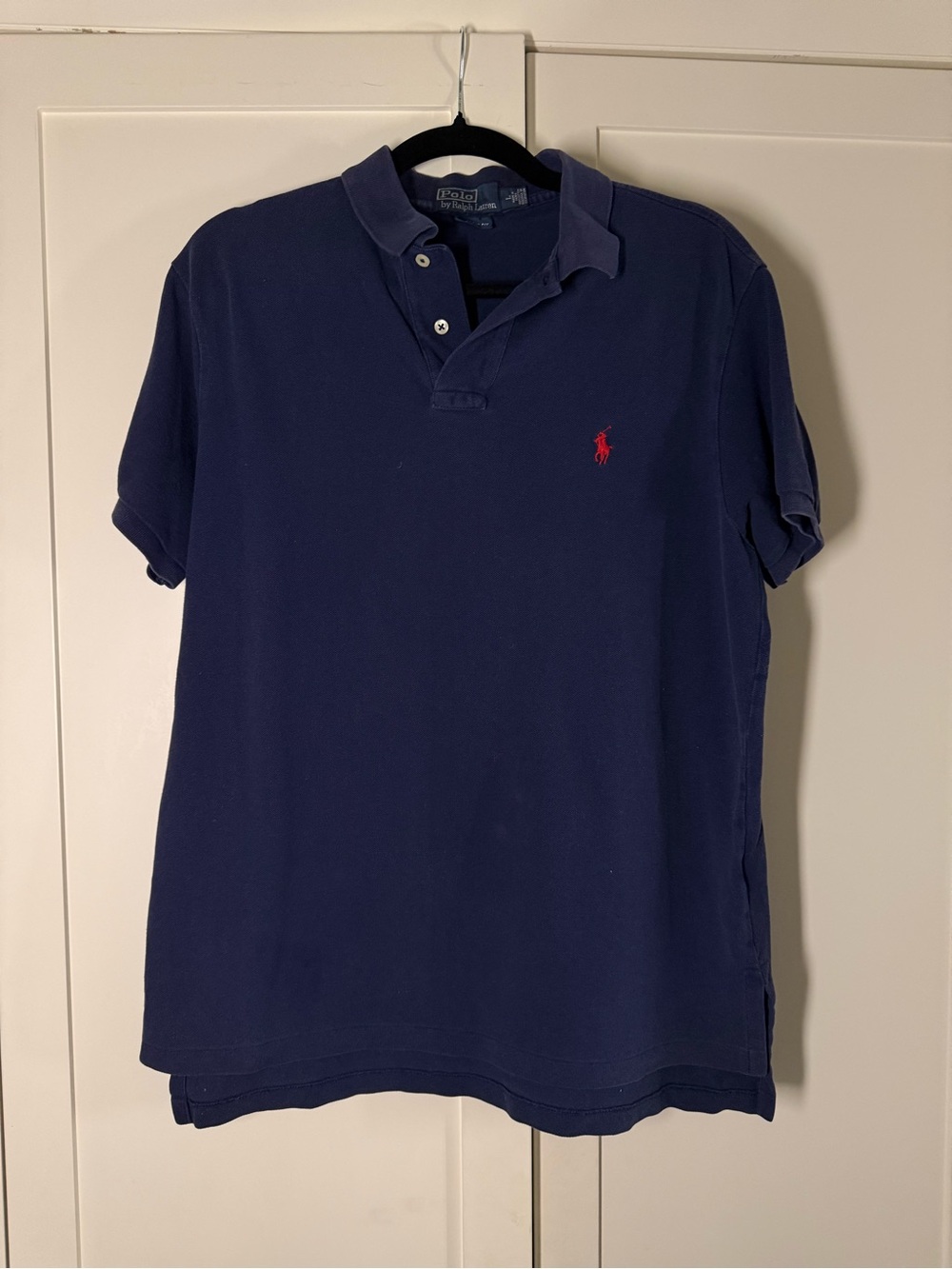 Polo by Ralph Lauren Men’s Navy Polo Shirt with Red Pony Logo